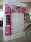 济南服装柜台 济南床上用品柜制作内衣柜台货架【杰艺装饰】好