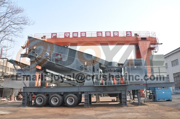 供应卓亚Y3S2160H220移动圆锥式破碎站