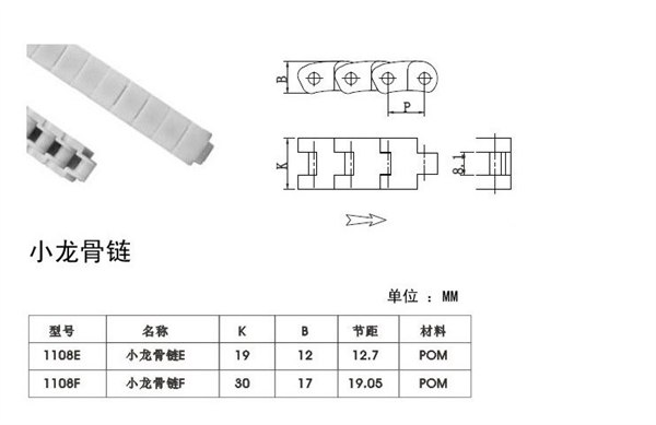 小瓶输送链条