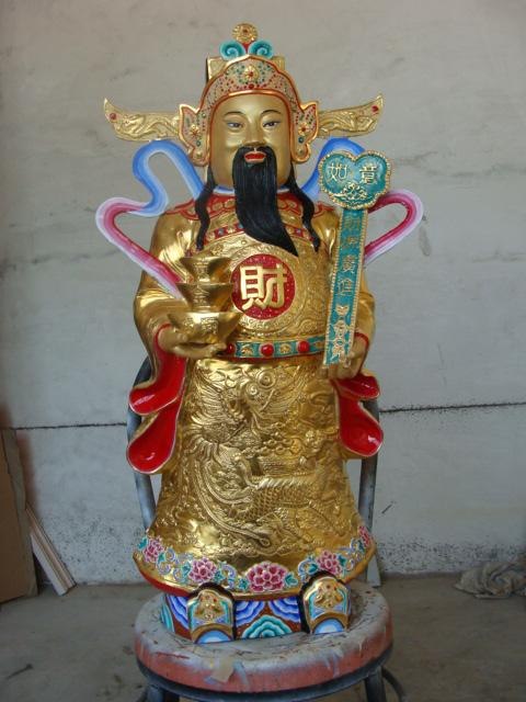 【龙兴铜雕】铜雕财神 铜雕财神介绍【神像】供应