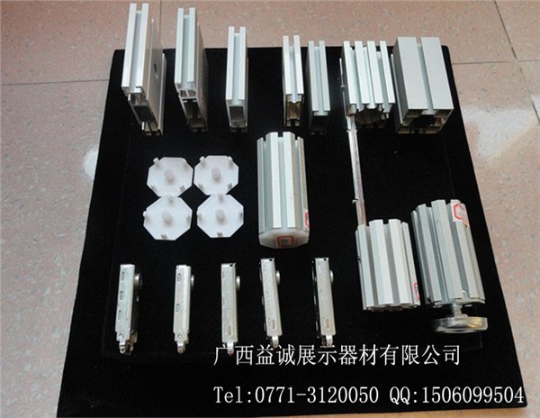 供应展架铝料八角柱40方柱四分之一圆弧柱