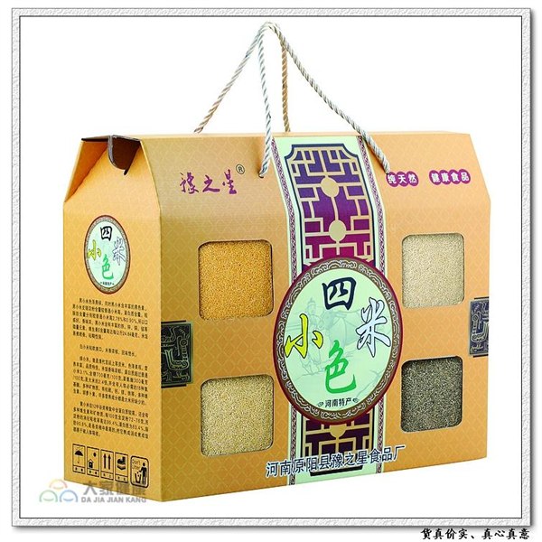 四色小米 五谷杂粮 生态有机粗粮食品 黑/黄/白/绿小米益气