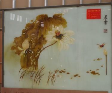 车刻玻璃 人工沙雕画玻璃