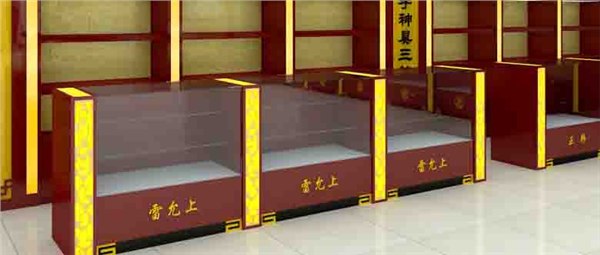 江西虫草展示柜 南昌美来展柜制作  奶粉展柜设计