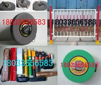 供应30M进口纤维绝缘卷尺 PVC围栏 35KV声光验电器-