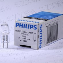 供应进口PHILIPS 6V 10W 6605 G4飞利浦 分光光度计灯泡 