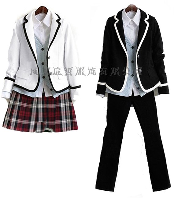 成都庞哲校服定做厂家，2013新款韩版校服制服款式