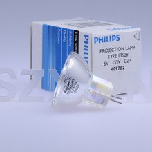 供应PHILIPS飞利浦13528 6V15W GZ4卤素灯泡 卤钨灯 光学