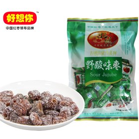 供应好想你红枣办公室零食山东金丝野酸枣280g克