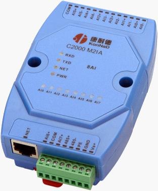 供应C2000M2IA模拟量转以太网网口采集模块
