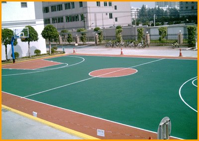 供应上海塑胶篮球场供应商
