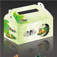 供应粽子盒 手提式白卡纸粽子盒
