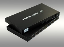 供应1x8HDMI分配器HDMI1进8出谷继虎