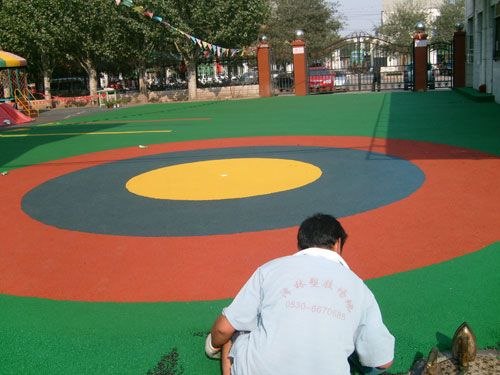 供应镇江塑胶操场 幼儿园塑胶地坪施工材料