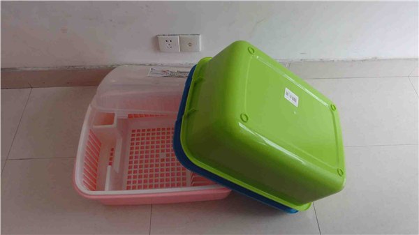 大号塑料带盖沥水碗柜