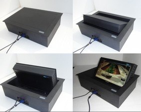 19寸电动液晶桌面翻转器显示器翻转器厂家