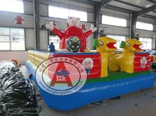 供应大型充气玩具厂家 公园儿童城堡 蹦蹦床 小型室内跳床 圣诞乐园