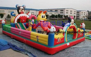 供应安德利气模 儿童乐园 中型蹦蹦床 妙妙乐园 充气城堡 充气玩具