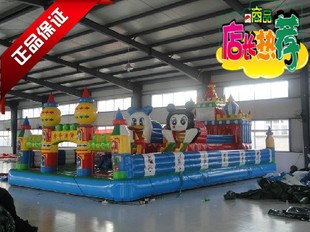 供应A-009 米奇城堡 儿童充气蹦蹦床 精品充气玩具 大型充气滑梯城堡