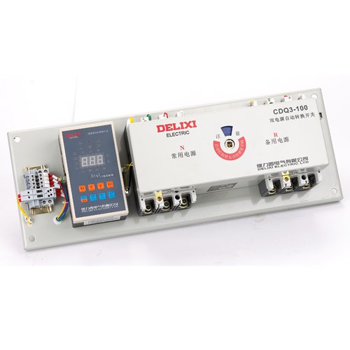 德力西CDQ3-100/4P/63A系列双电源自动转换开关