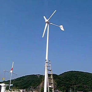 安徽蜂鸟1000W小型风力发电机，外形美观，运行高效稳定