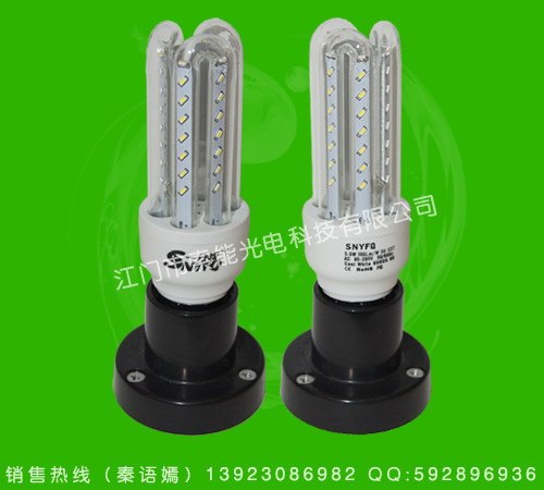 供应E27室内黄光LED节能灯省电耐用