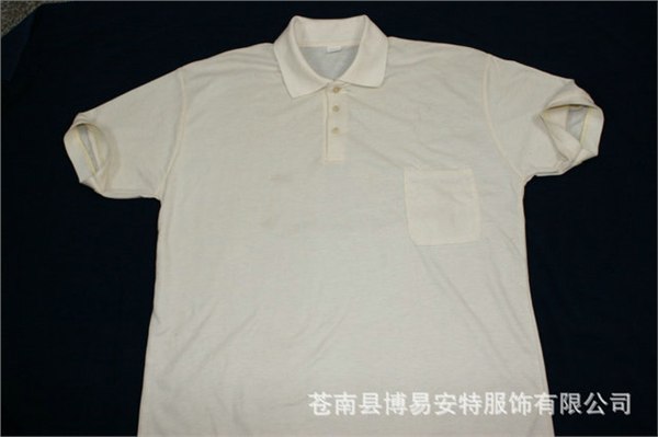 供应纯色男式翻领T恤批发  