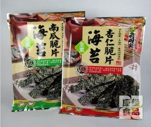 台湾原装进口寻味录海苔杏仁芝麻脆片 厦门幸福泉工贸大陆总代理