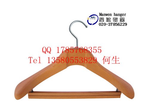 订购西装实木衣架/木质衣架价格 /广州曼汶木衣架厂