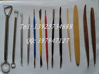 供应13件套雕塑工具，泥塑工具，软陶工具，三件带齿刮刀