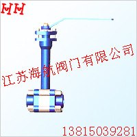 供应DQ61F-25C三段式承插焊高压低温锻钢球阀