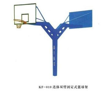南宁厂家直销篮球架,连体双臂固定式篮球架