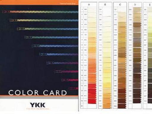 供应供应ykk色卡