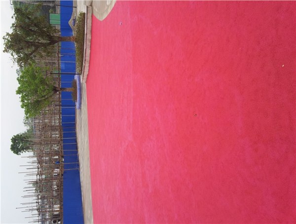 广汉塑胶球场工程案例 成都金福祥建筑028-82627198