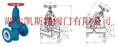 山西阀门J41F4 J41F46-16衬氟截止 湖北凯斯特