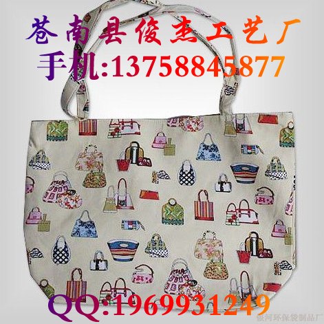 锦州订购定做围裙袋热转印超市无纺布购物袋