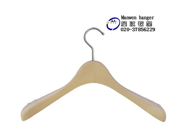 供应女装高档荷木衣架 木头衣架 榉木衣架 完美裤夹