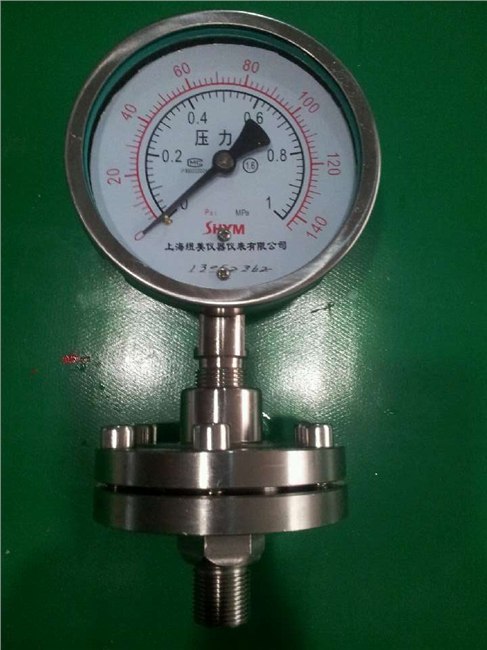 全不锈钢隔膜压力表