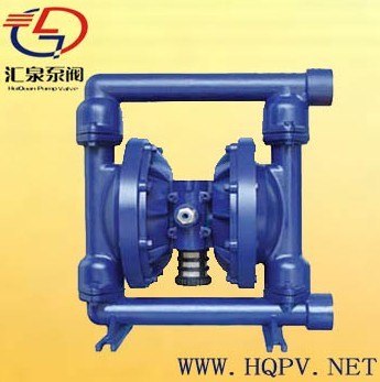 QBY型气动隔膜泵既能抽送流动的液体，又能输送一些不易流动的介质，具有自吸泵、潜