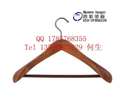 厂家直销高档荷木衣架,男西装衣架,展示服装衣架