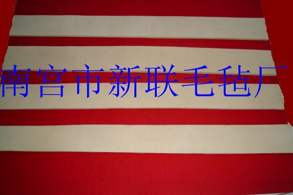 提供彩色针刺化纤毡报价规格 彩色针刺化纤毡价格厂家 新联