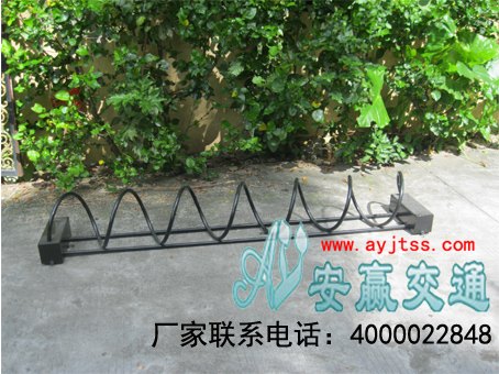 供应广州单车安全锁架自行车停放架
