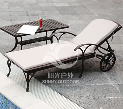 福建外户家具/仿藤家具/铸铝家具/沙滩椅