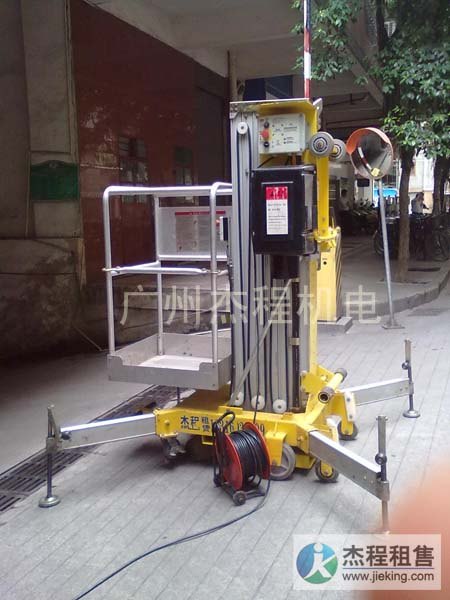 广州白云区液压升降机出租、铝合金升降机出租