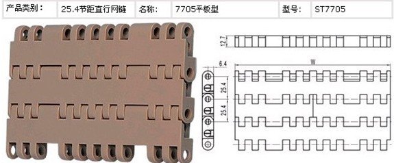 供应7705塑料网带 