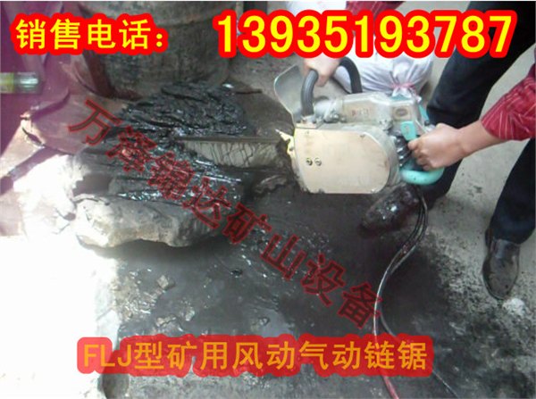 湖北河南安徽煤矿专用FLJ型金刚石风动链锯小型锯煤机