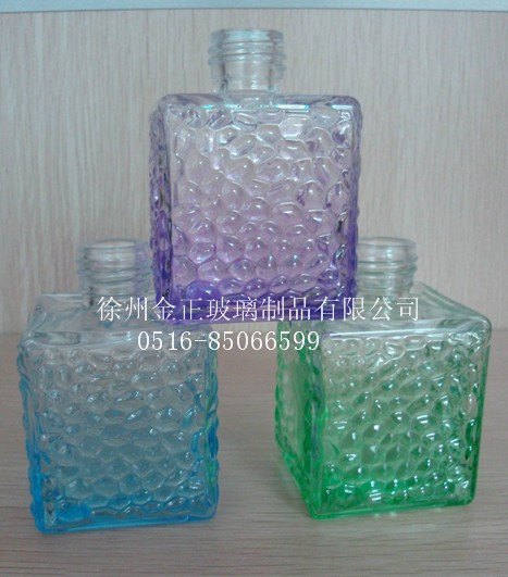 彩色渐变喷色香薰瓶 玻璃瓶