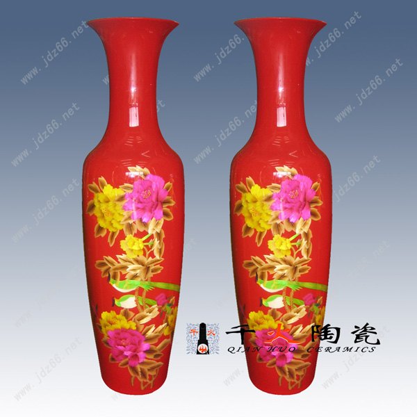 供应景德镇陶瓷大花瓶 大花瓶批发 大花瓶生产厂家
