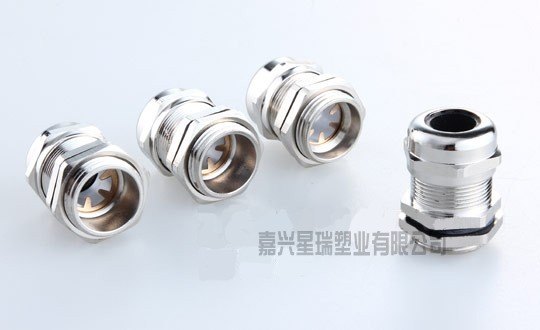 供应屏蔽式金属电缆接头，抗磁波电缆接头，防干扰葛兰头