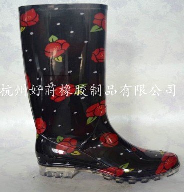 供应黑色女士雨鞋